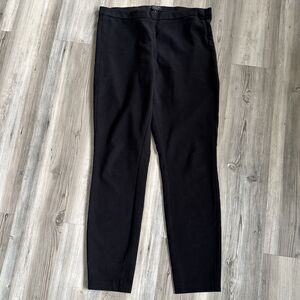 Banana Republic Devon Legging Ankle Pants Womens  Black Side Zip Size 6